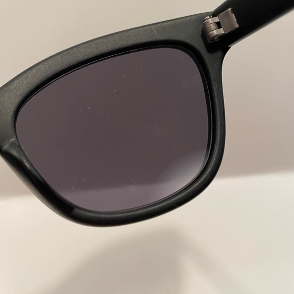 LOGO by Lori Goldstein Black Matte Sunglasses w/Case - Picture 7 of 12